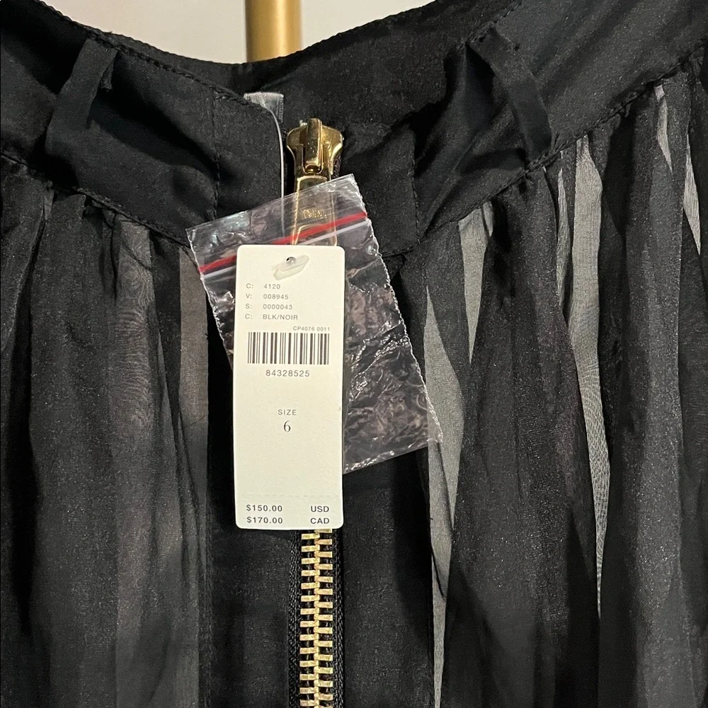 Anthropologie Sheer Parachute Maxi Skirt Size 6 | NWT